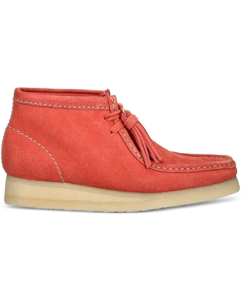 Clarks Wallabee Desert-Boots mit Quastendetail - Orange Orange