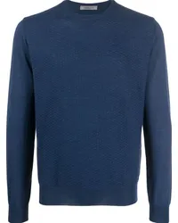 Corneliani Pullover mit Rundhalsausschnitt Blau