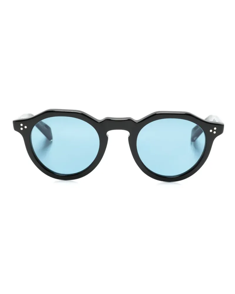 EYEVAN 7285 Pre-owned Mason Sonnenbrille mit rundem Gestell - Schwarz Schwarz