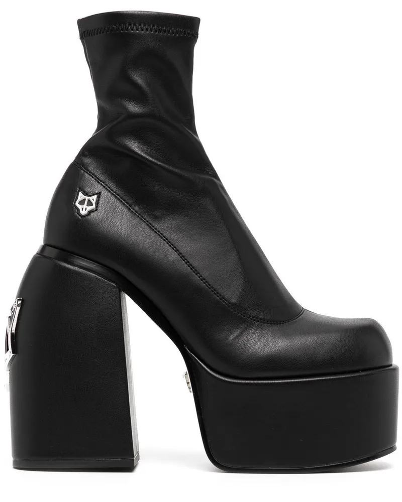 Naked Wolfe Sugar Stiefel 150mm - Schwarz Schwarz