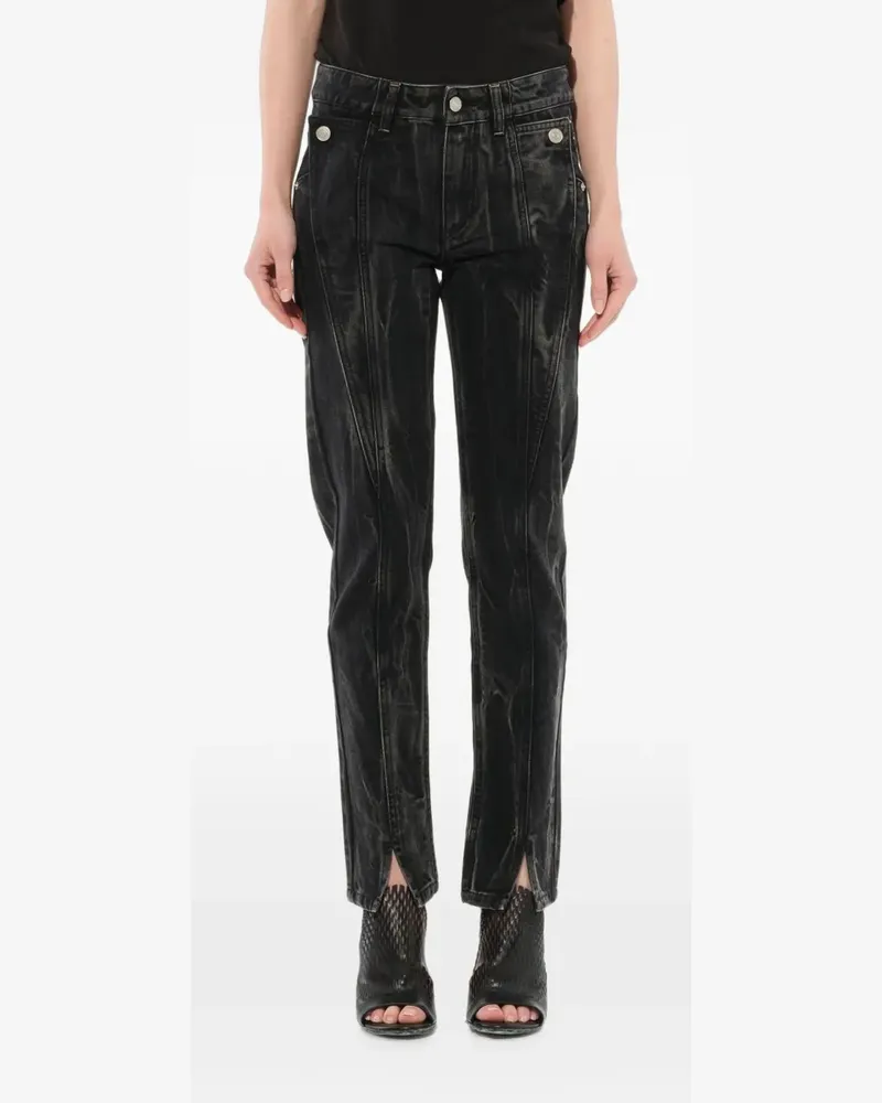 Givenchy Jeans mit geschlitztem Saum - Schwarz Schwarz