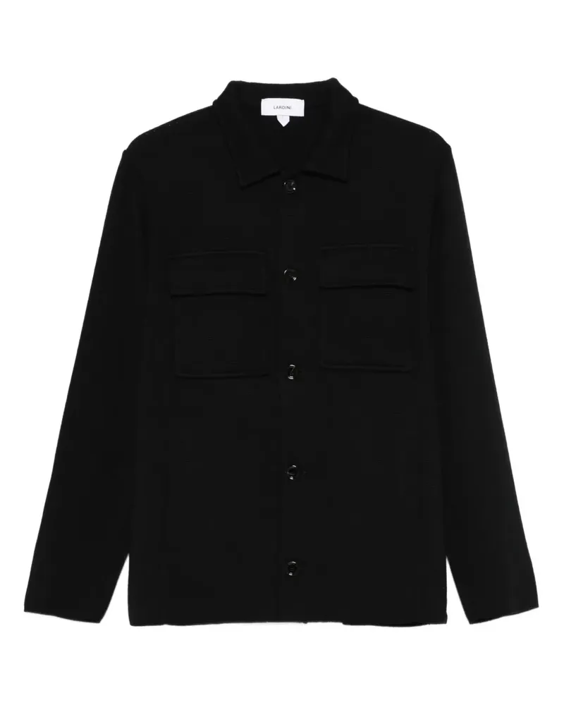 LARDINI Jacke mit aufgesetzten Taschen - Schwarz Schwarz
