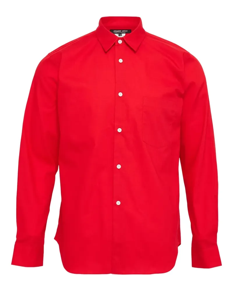 Comme des Garçons Broad Hemd aus Baumwolle - Rot Rot