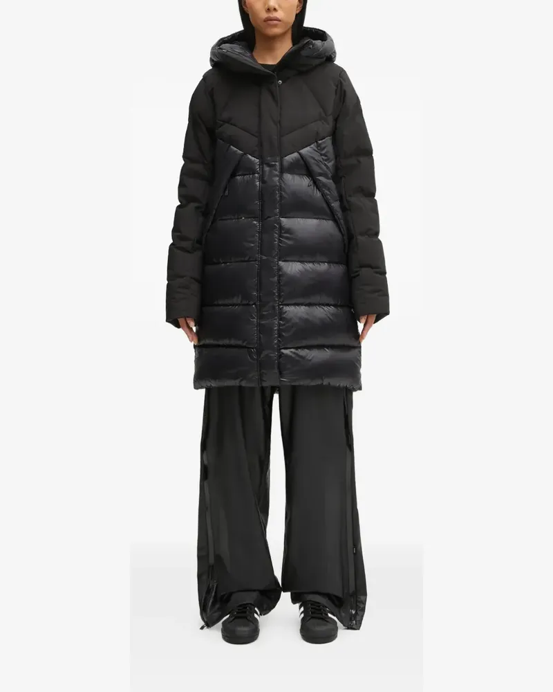 Helly Hansen hooded quilted jacket - Schwarz Schwarz