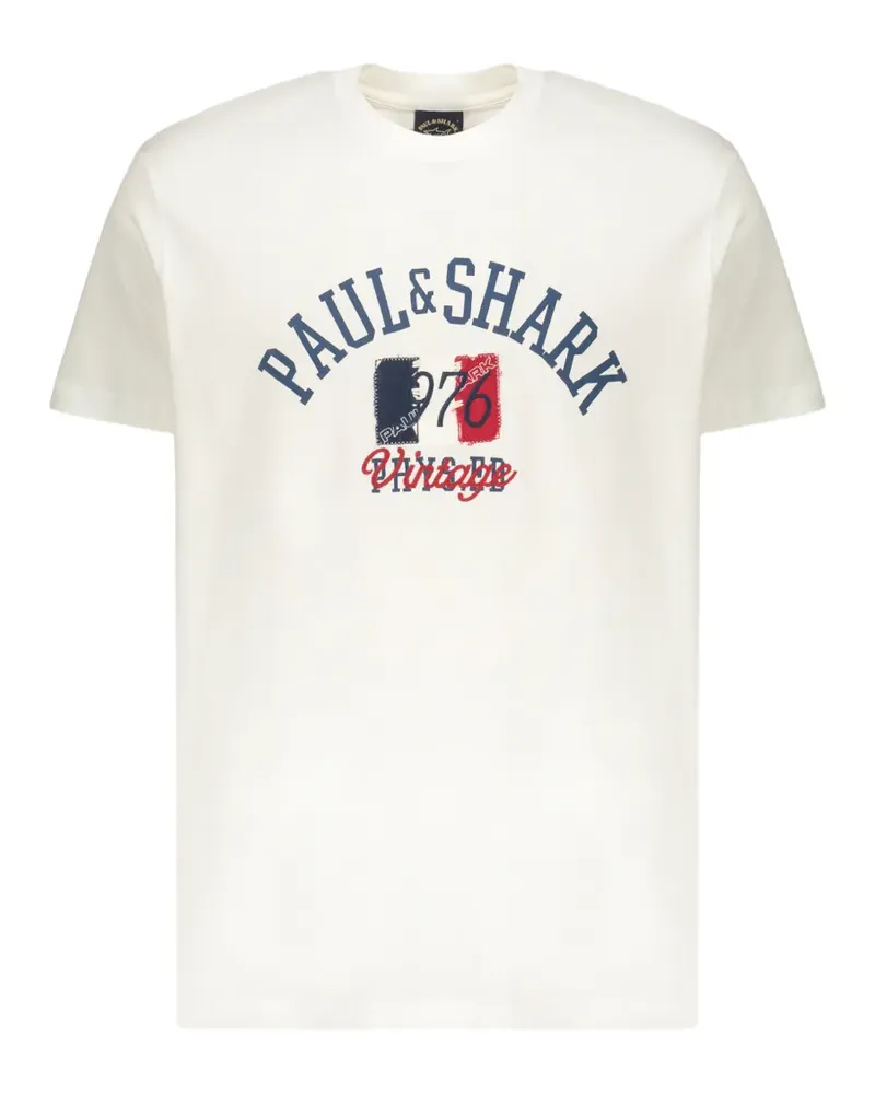 Paul & Shark graphic-print T-shirt - Weiß Weiß