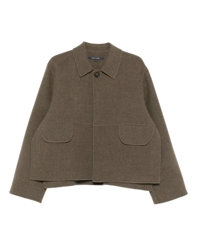 Sofie D'Hoore Cox Jacke mit aufgesetzter Tasche - Grün Grün