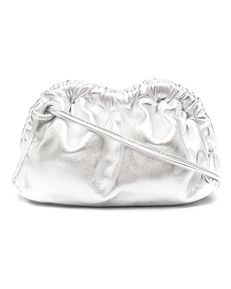 Mansur Gavriel Clutch aus Silber Silber