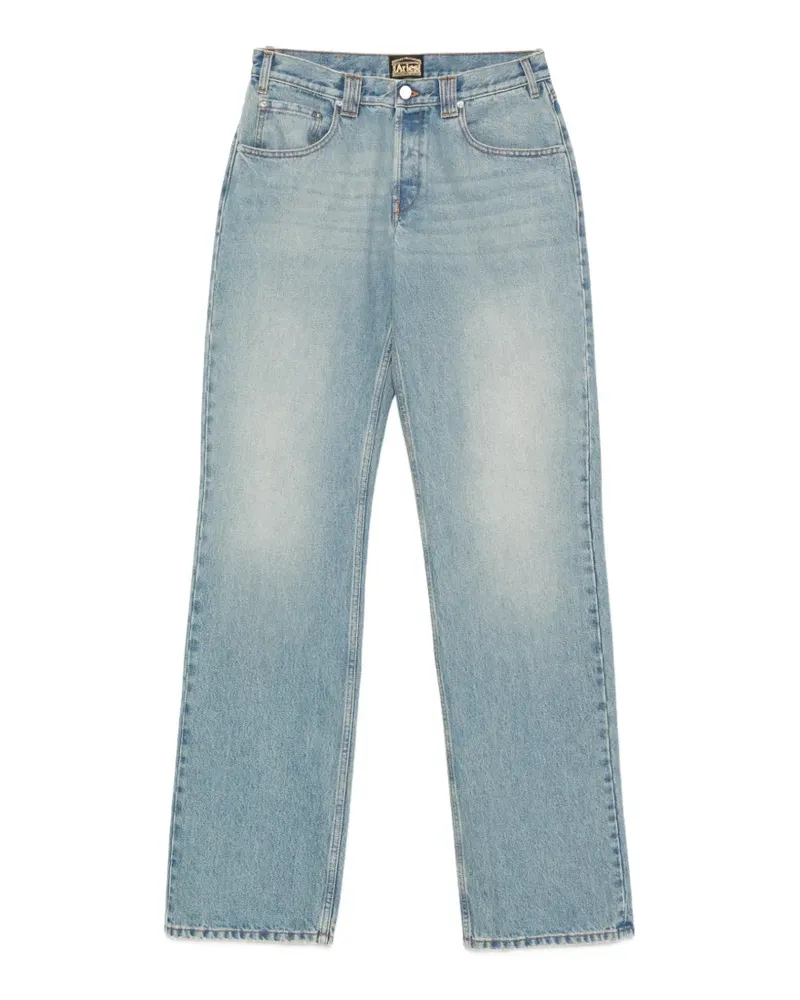 Aries Tief sitzende Tyrone Jeans im Distressed-Look - Blau Blau