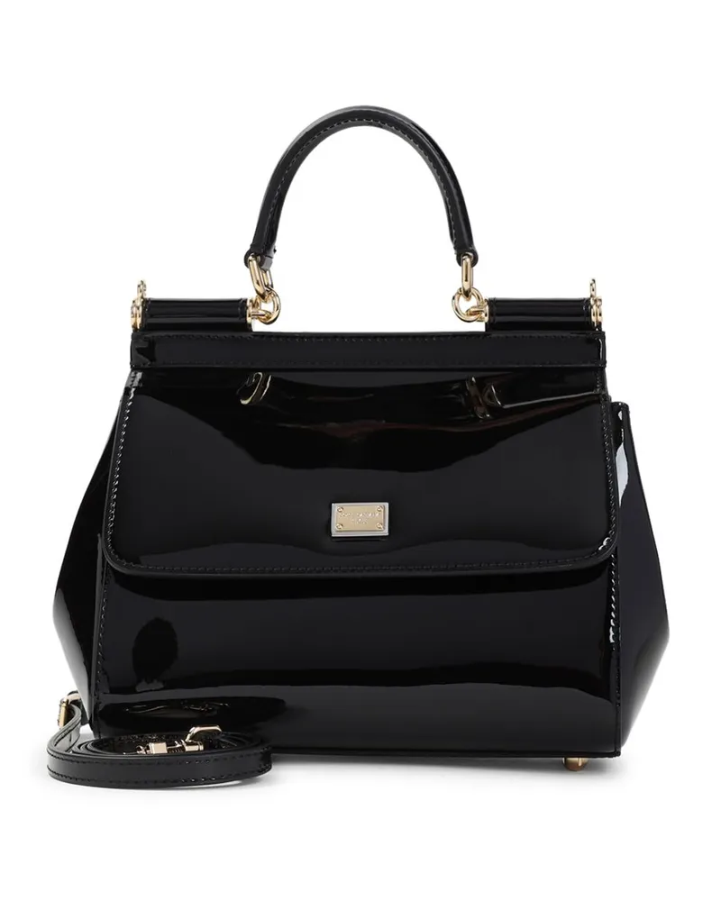 Dolce & Gabbana Mittelgroße 'Sicily' Handtasche - Schwarz Schwarz