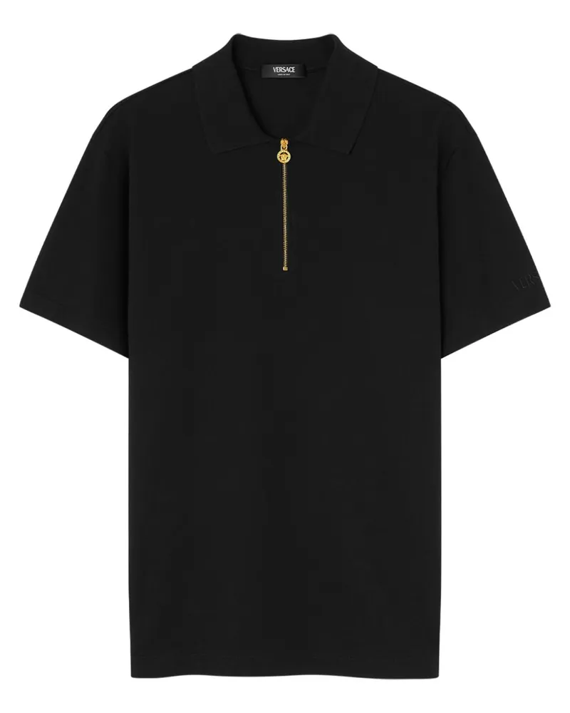 Versace Medusa Poloshirt - Schwarz Schwarz