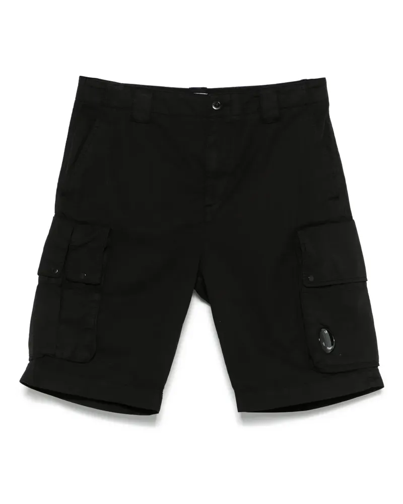 C.P. Company Cargo-Shorts mit Linsen-Detail - Schwarz Schwarz