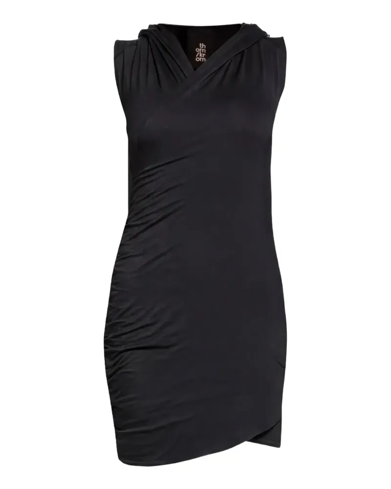 THOM KROM Gerafftes Kleid - Schwarz Schwarz