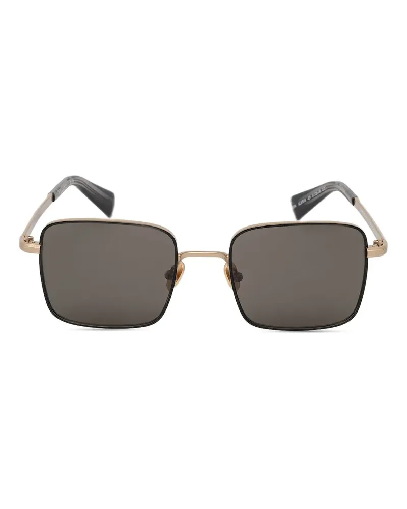 AllSaints Sonnenbrille mit eckigem Gestell - Gold Gold