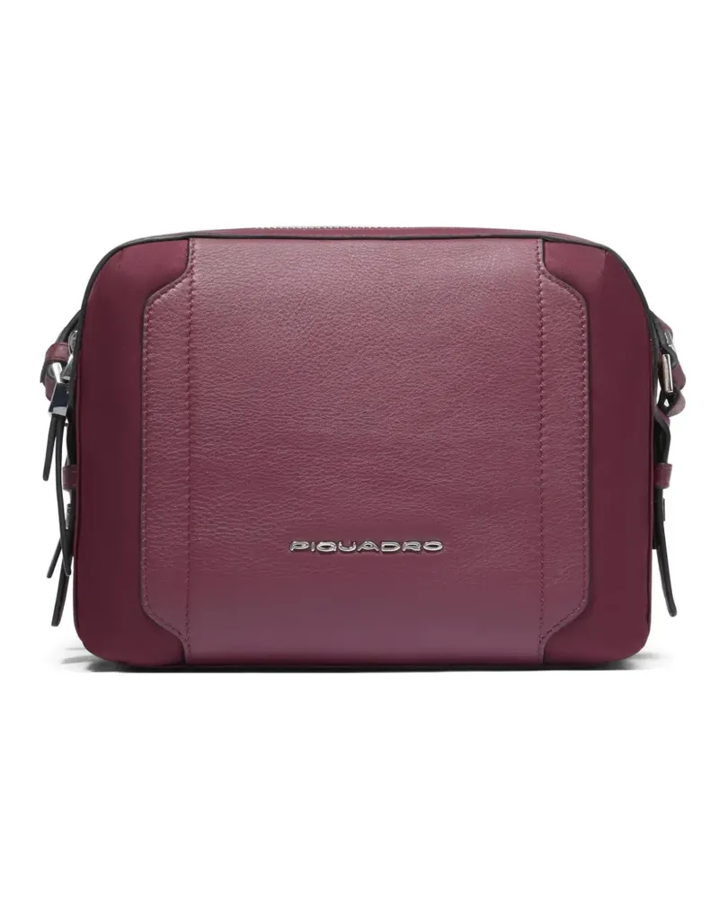 Piquadro panelled camera-style shoulder bag - Rot Rot