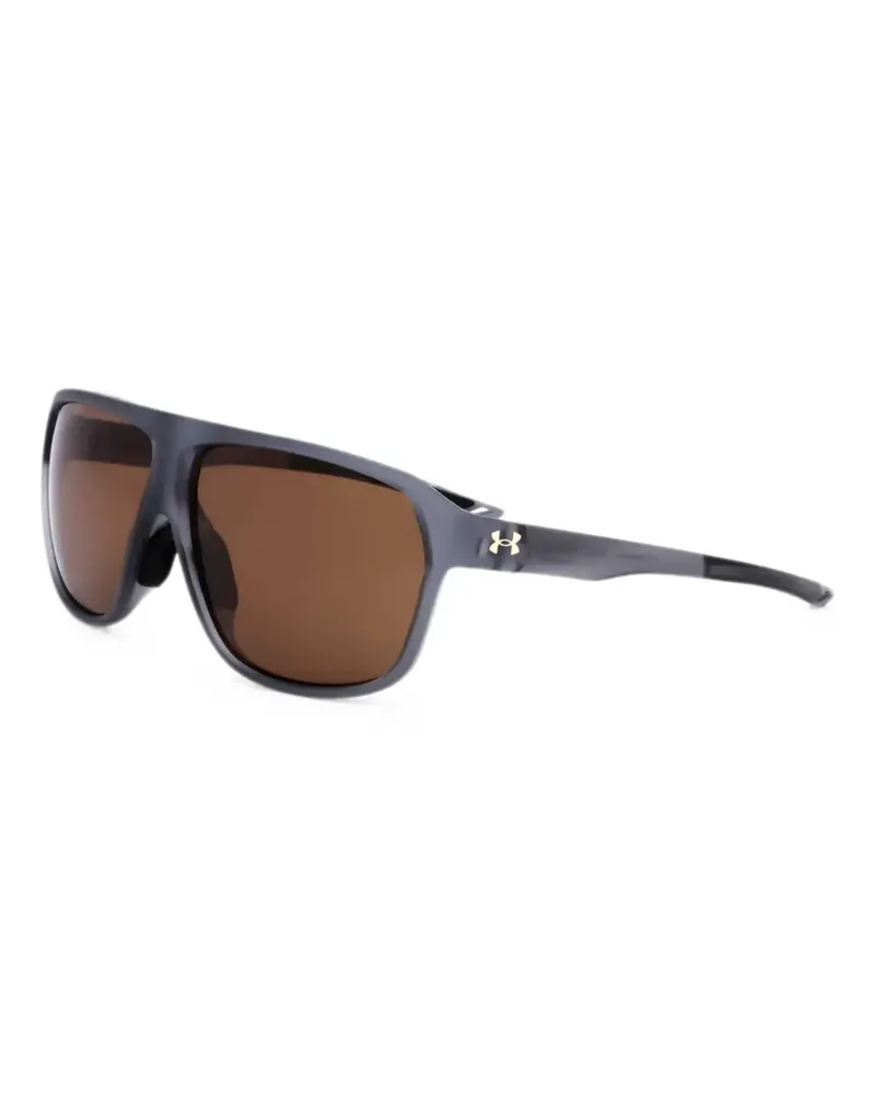 Under Armour Sonnenbrille mit geometrischem Gestell - Grau Grau