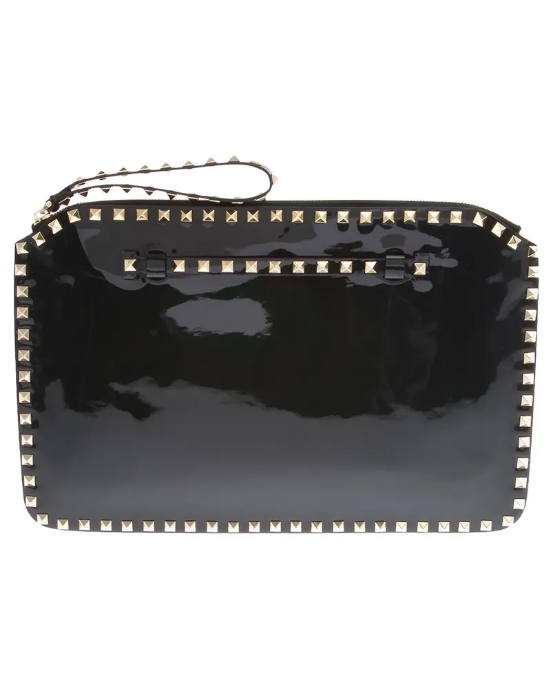 Valentino Garavani Rockstud' clutch - Schwarz Schwarz