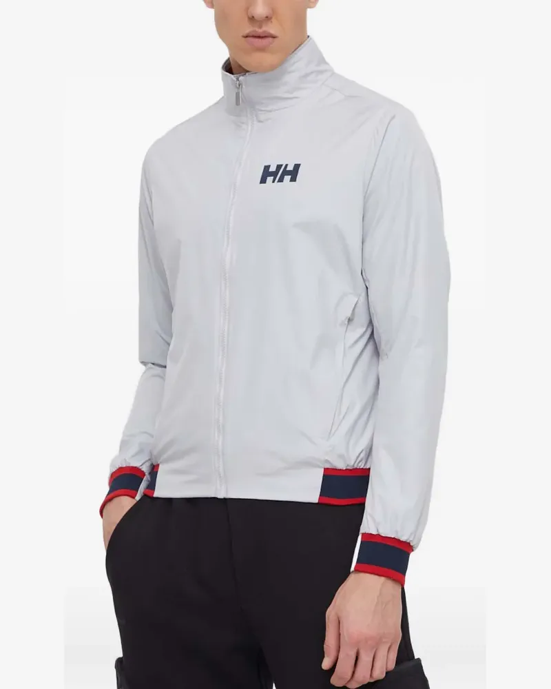 Helly Hansen zipped logo lightweight jacket - Grau Grau