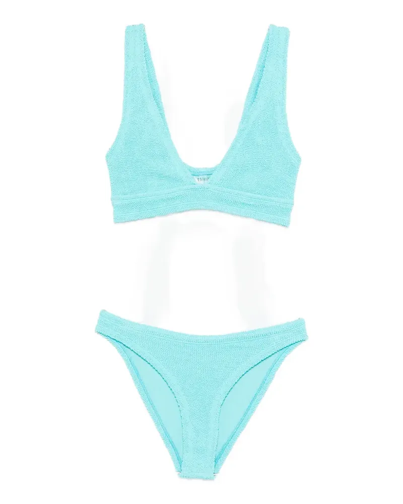 Hunza G V-neck bikini - Blau Blau