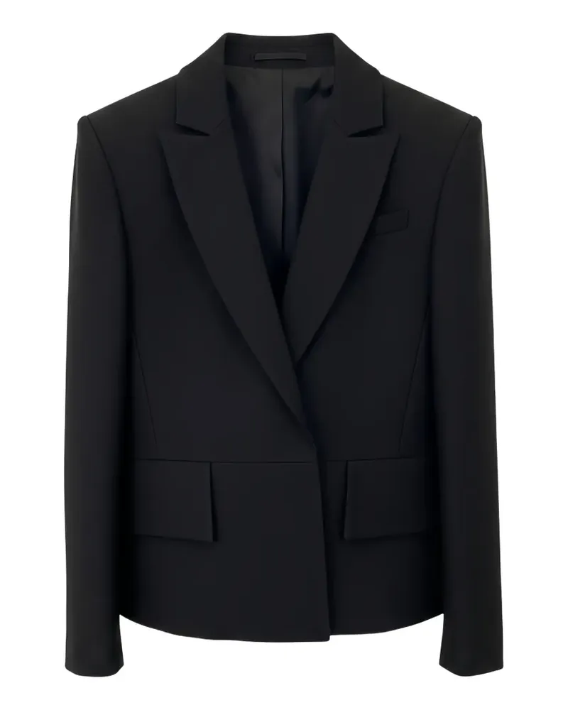 Valentino Garavani single-breasted flap-pocket blazer - Schwarz Schwarz