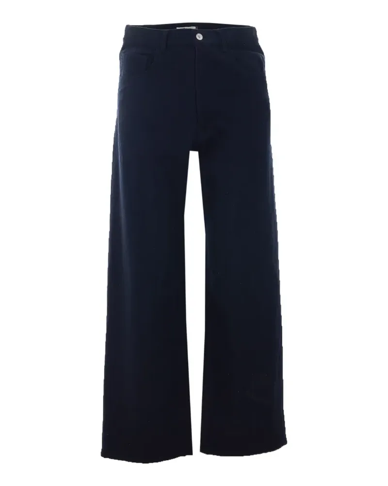 AURALEE silk button jeans - Schwarz Schwarz