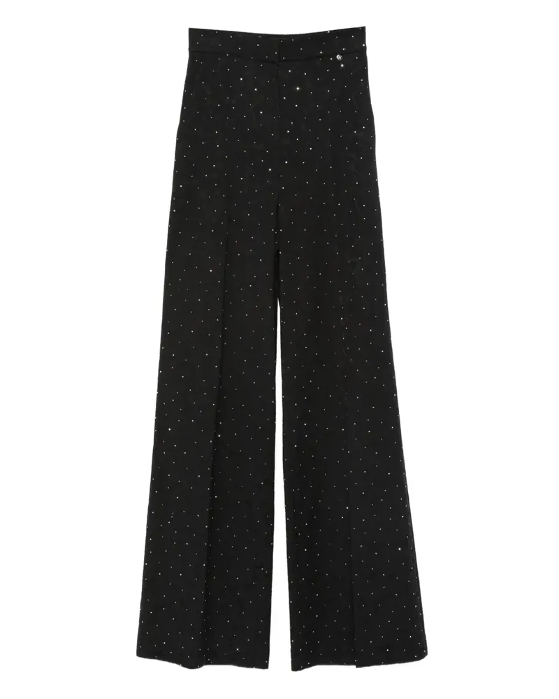 NISSA Verzierte Hose mit weitem Bein - Schwarz Schwarz