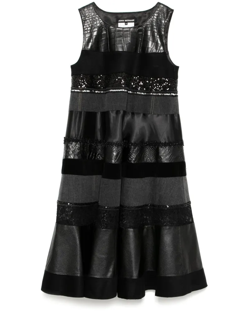 Junya Watanabe Kleid mit Perlen - Schwarz Schwarz