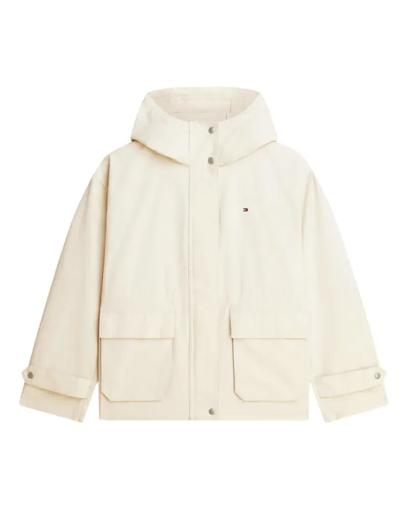 Tommy Hilfiger hooded drawstring jacket - Weiß Weiß