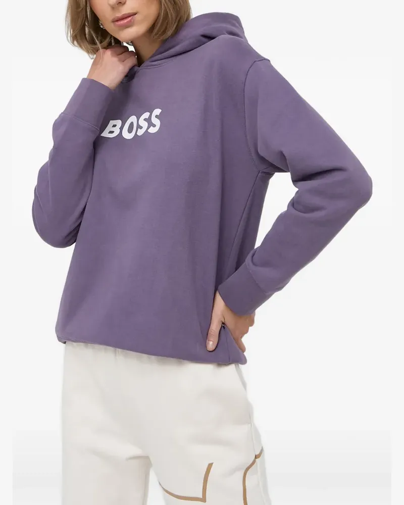 HUGO BOSS Hoodie mit Logo - Violett Violett
