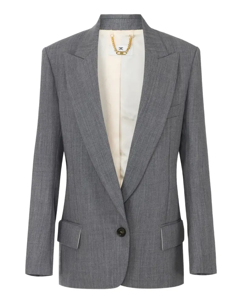 Elisabetta Franchi Jacke aus Wolle - Grau Grau