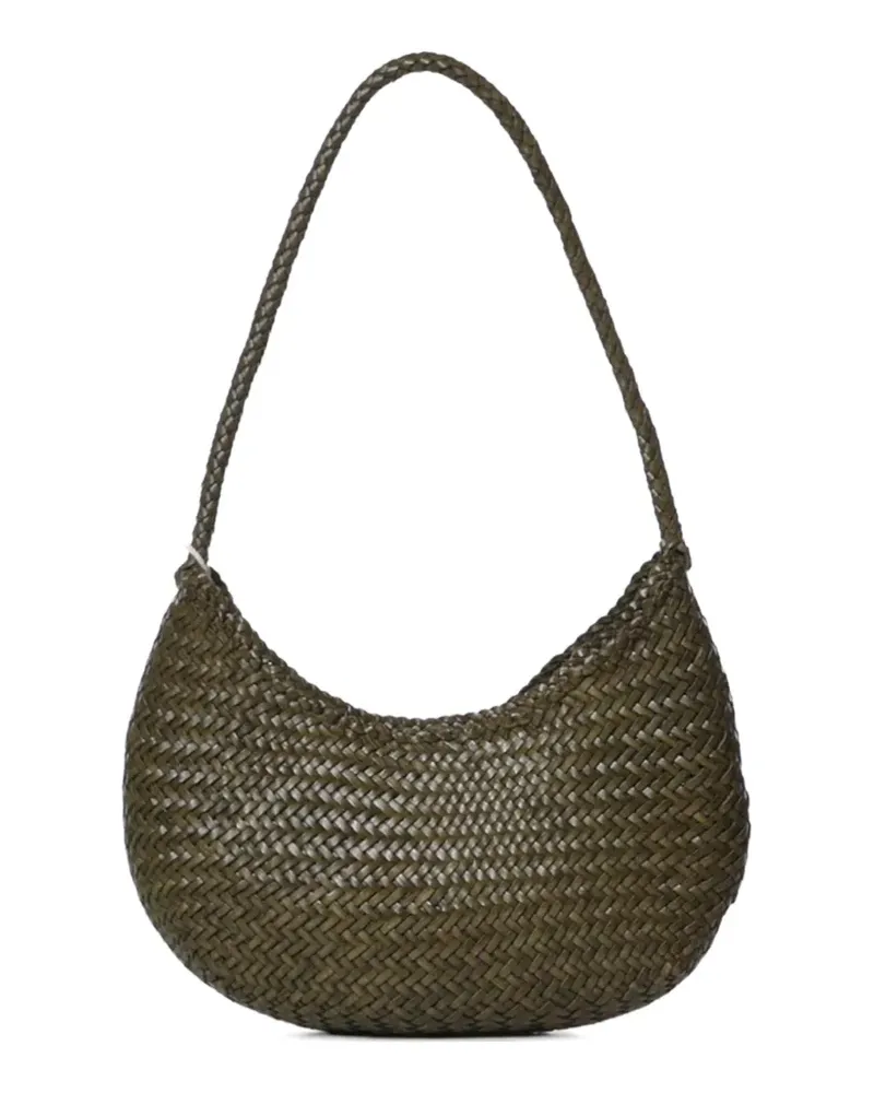 Dragon Diffusion Nova Luna Schultertasche aus Leder - Grün Grün