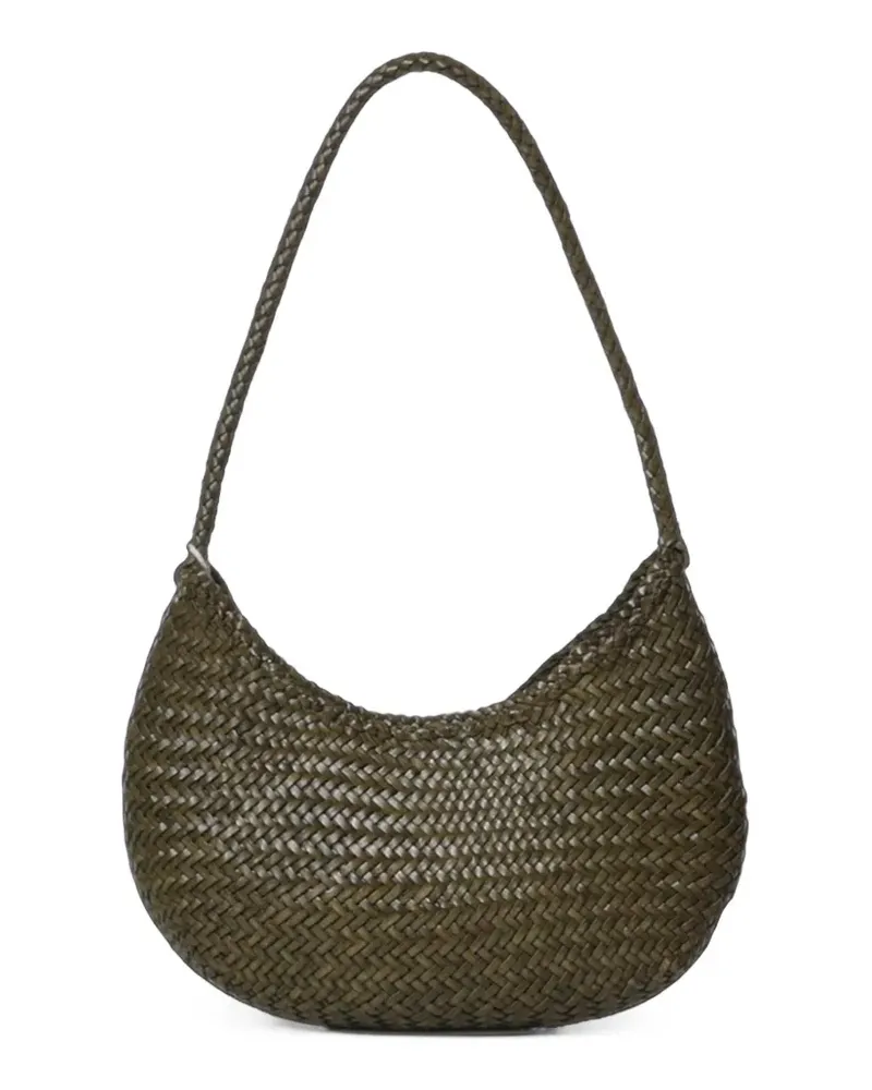 Dragon Diffusion Nova Luna Schultertasche aus Leder - Grün Grün