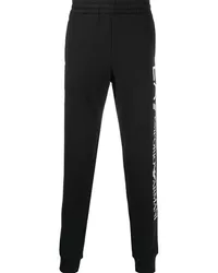 EA7 Jogginghose mit Logo-Print Schwarz