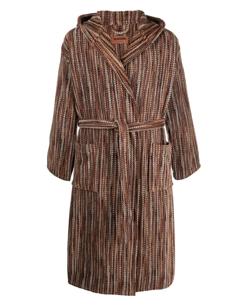 Missoni Home Gemusterter Billy Bademantel aus Frottee - Nude Nude