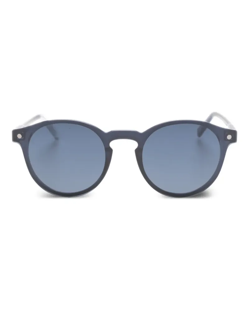 SNOB Milano Dogui clip-on round-frame sunglasses - Blau Blau