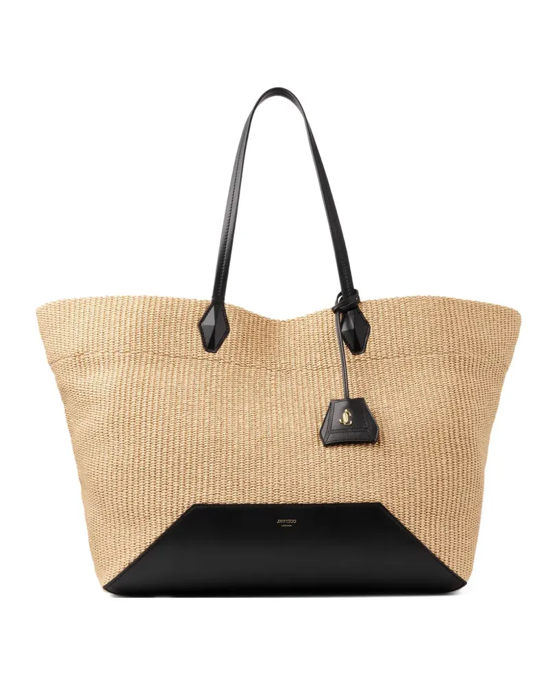 Jimmy Choo Große Diamond Tote Bag - Nude Nude