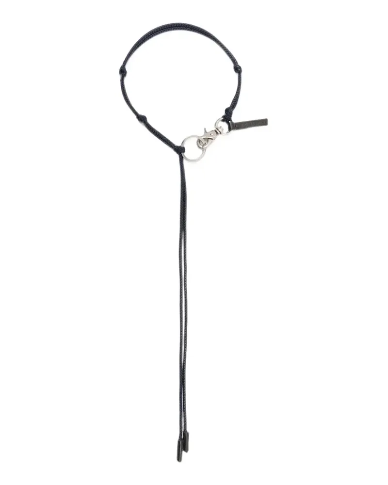 Our Legacy Lizard Cord necklace - Blau Blau