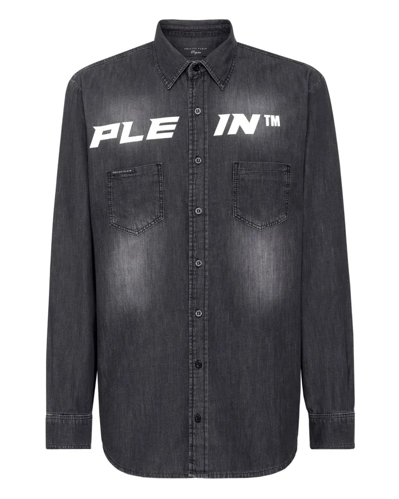 Philipp Plein Plein™ Jeanshemd - Grau Grau