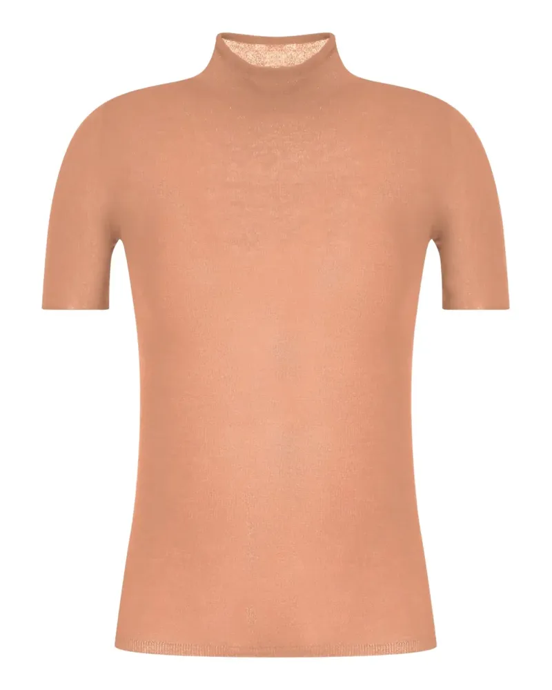 Giorgio Armani Oberteil mit Stehkragen - Nude Nude