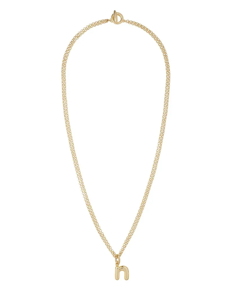 Roxanne Assoulin The Puffy Initial Halskette - Gold Gold