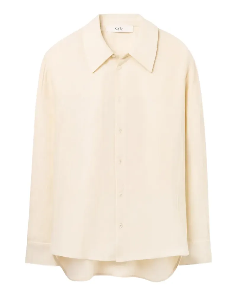 Séfr Wes long-sleeve shirt - Nude Nude