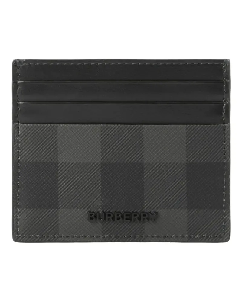 Burberry Kartenetui mit Karomuster - Grau Grau
