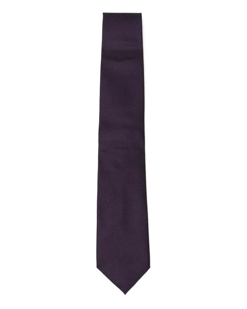 Tom Ford Seidenkrawatte mit Jacquardmuster - Violett Violett