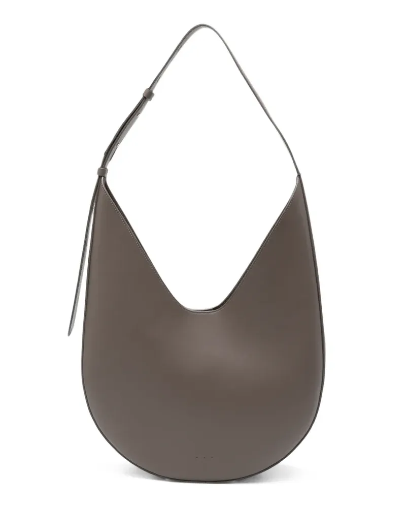 Aesther Ekme Schultertasche aus Leder - Grau Grau