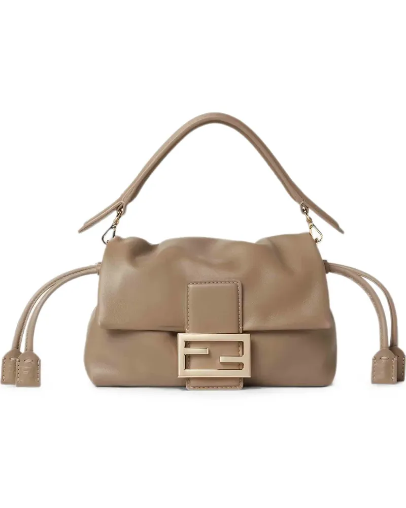 Fendi Baguette soft small Nappa leather mini-bag - Nude Nude