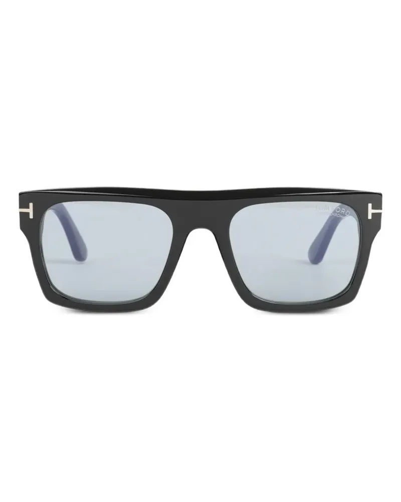 Tom Ford Cyrus T-logo square-frame sunglasses - Schwarz Schwarz