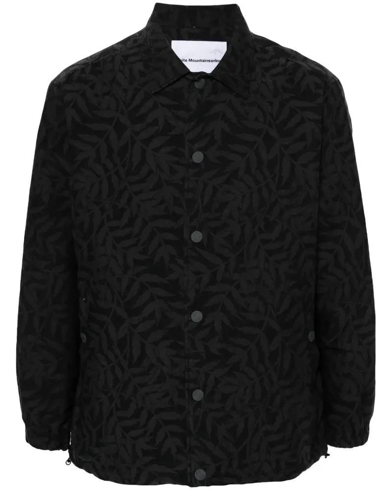 White Mountaineering Hemdjacke aus Jacquard - Grau Grau