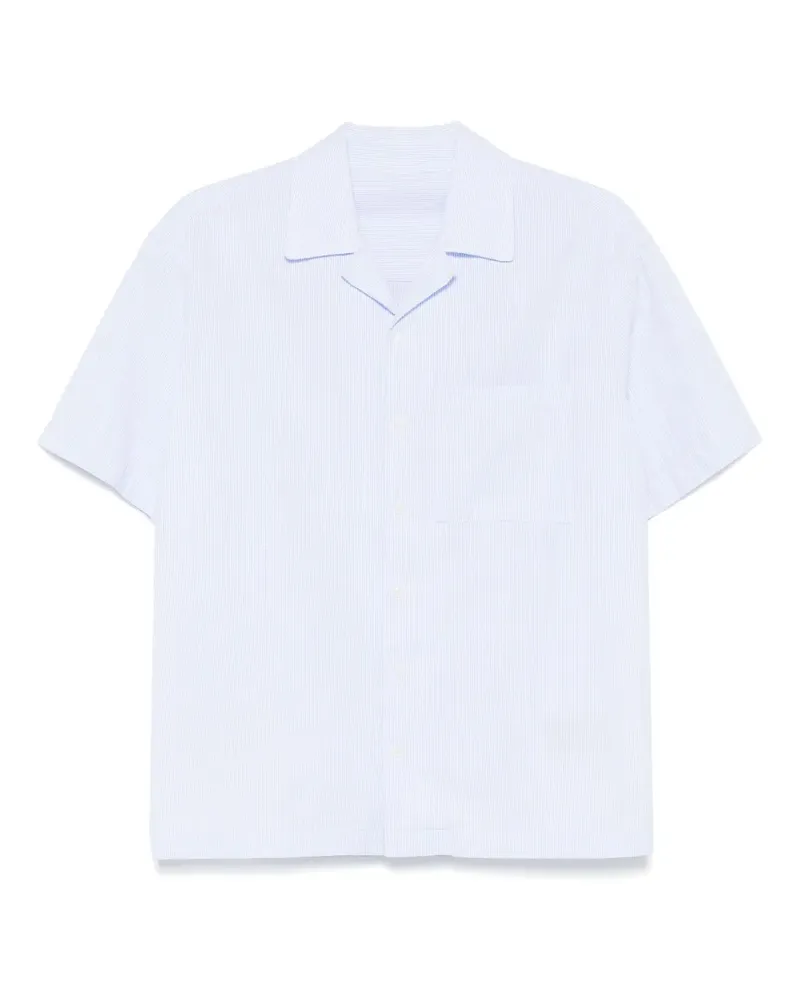 Fortela Gestreiftes Hemd - Blau Blau