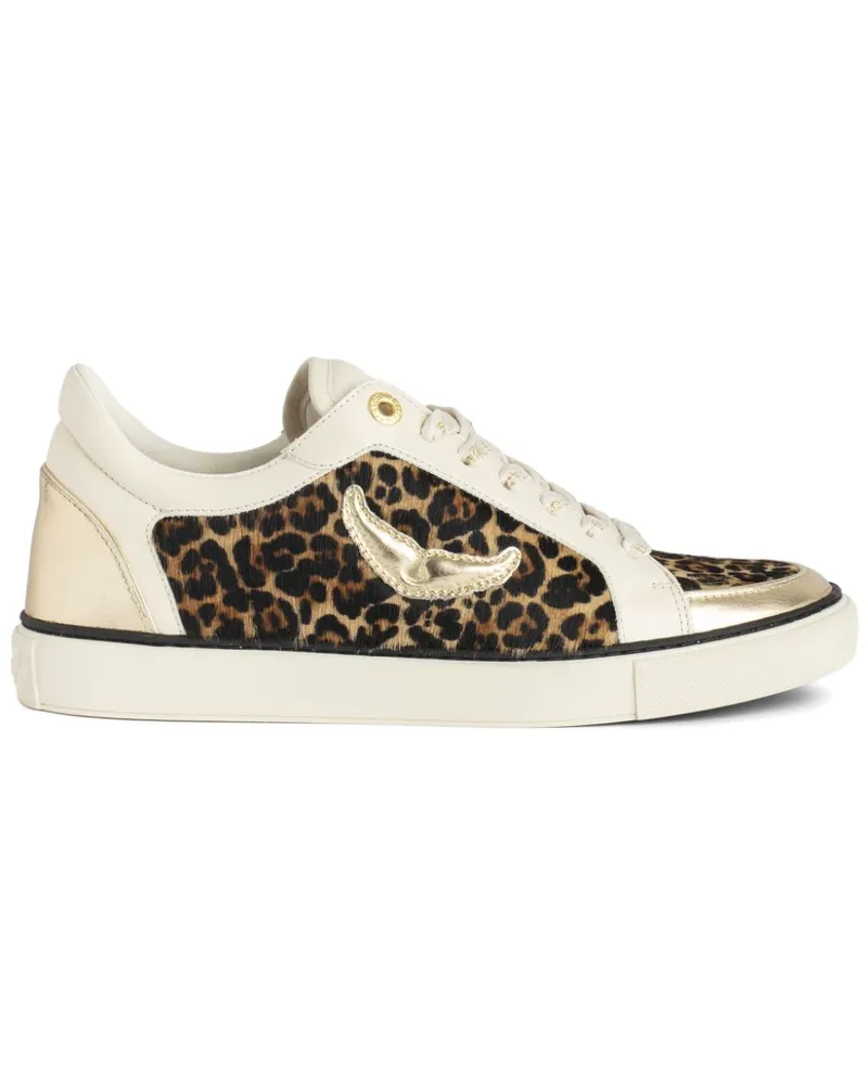 Zadig & Voltaire Fly On Sneakers - Nude Nude