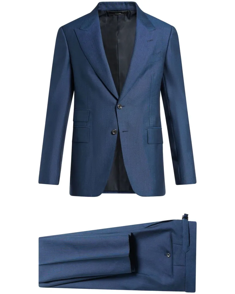 Tom Ford Shelton Anzug - Blau Blau