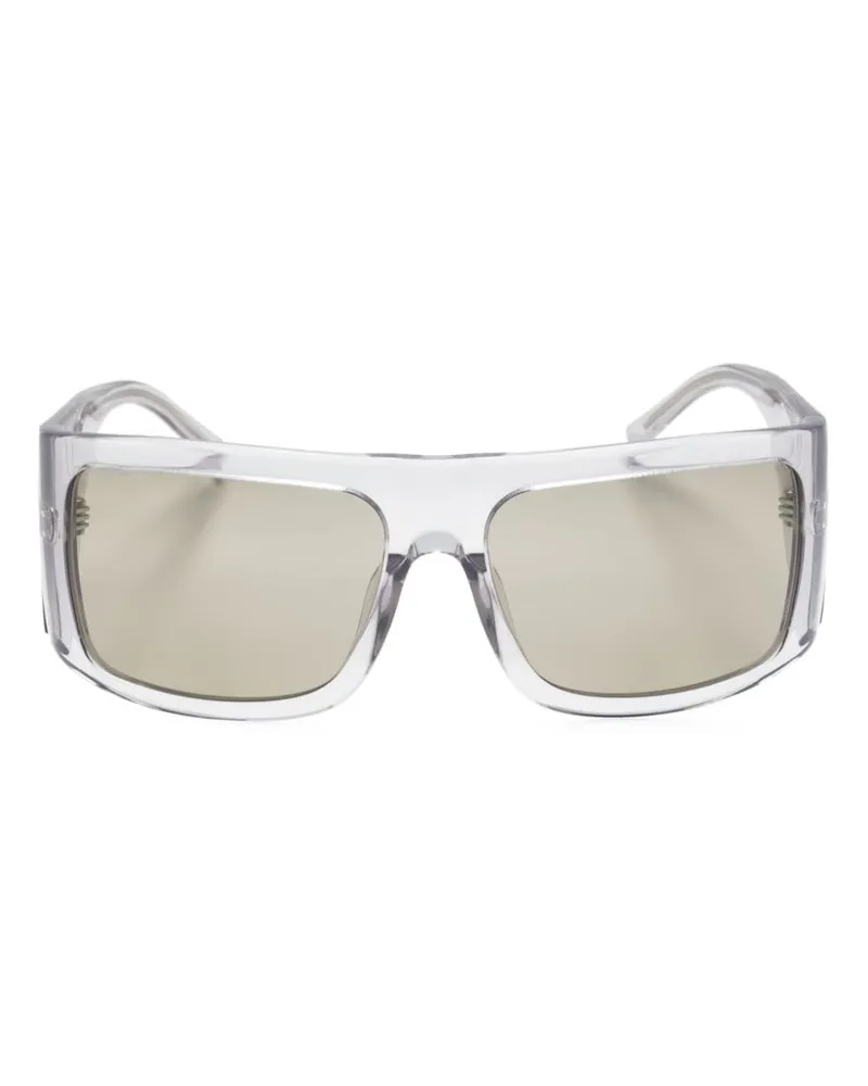 ATTICO x Linda Farrow Andre oversize sunglasses - Nude Nude